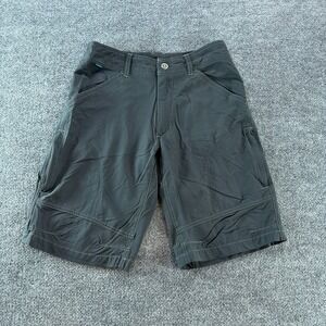 Kuhl Renegade Shorts Mens 30 Charcoal Gray Hiking Outdoor Cargo Stretch Gorpcore